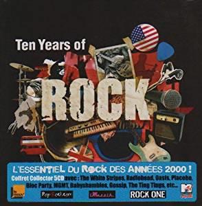 TEN YEARS OF ROCK HITS
