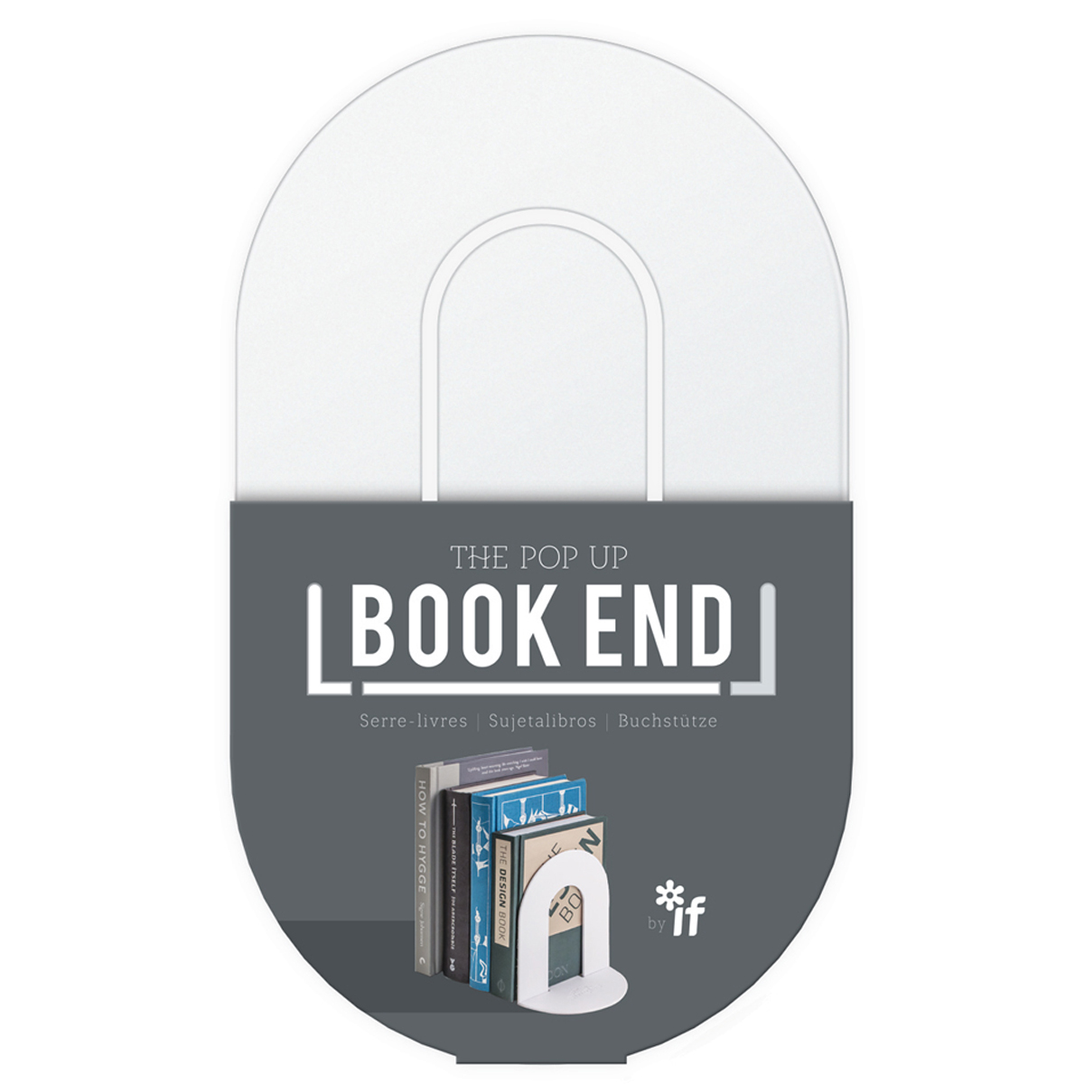 The Pop-Up Book End - Blanc