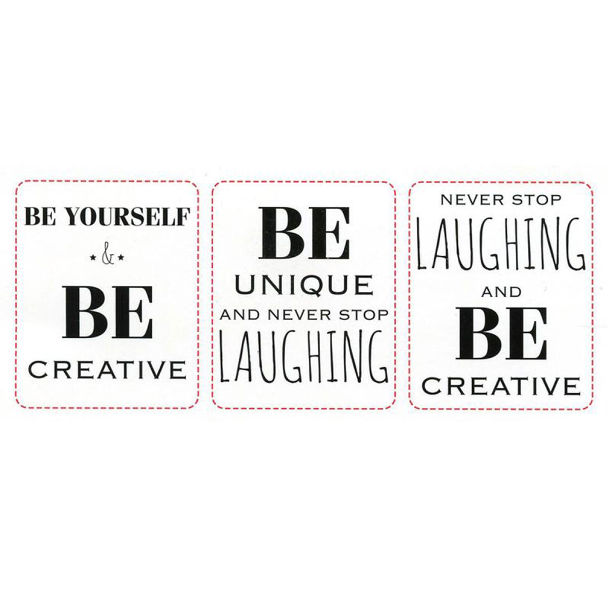 Transfert thermocollant - Be unique - 15 x 21 cm