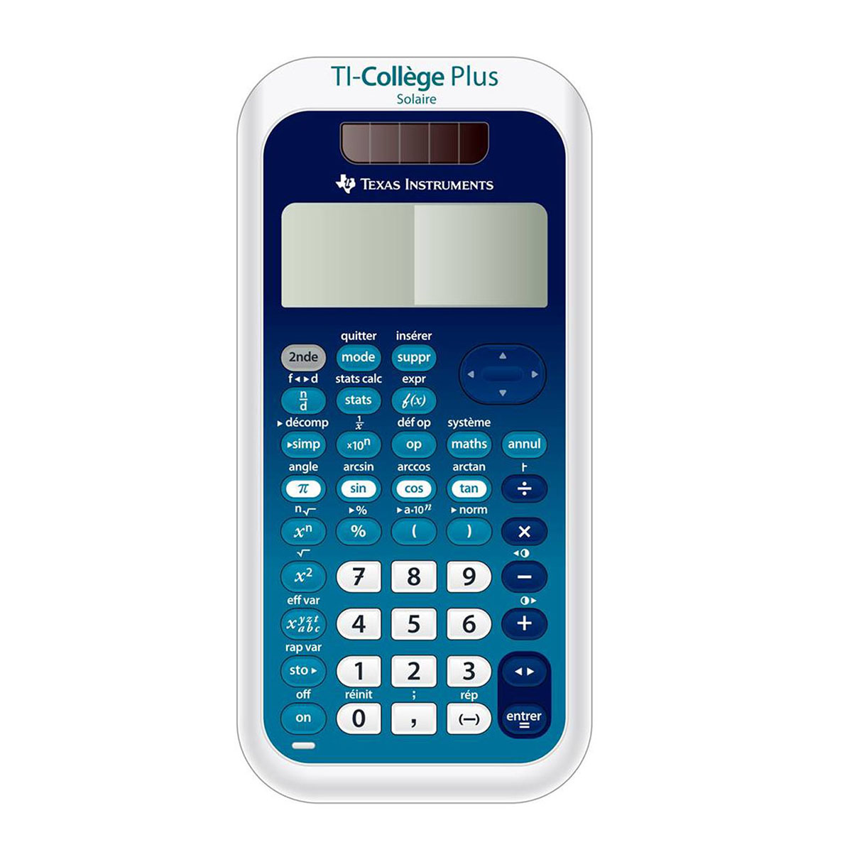 Calculatrice scientifique - TI-Collège Plus Solaire - Texas Instruments