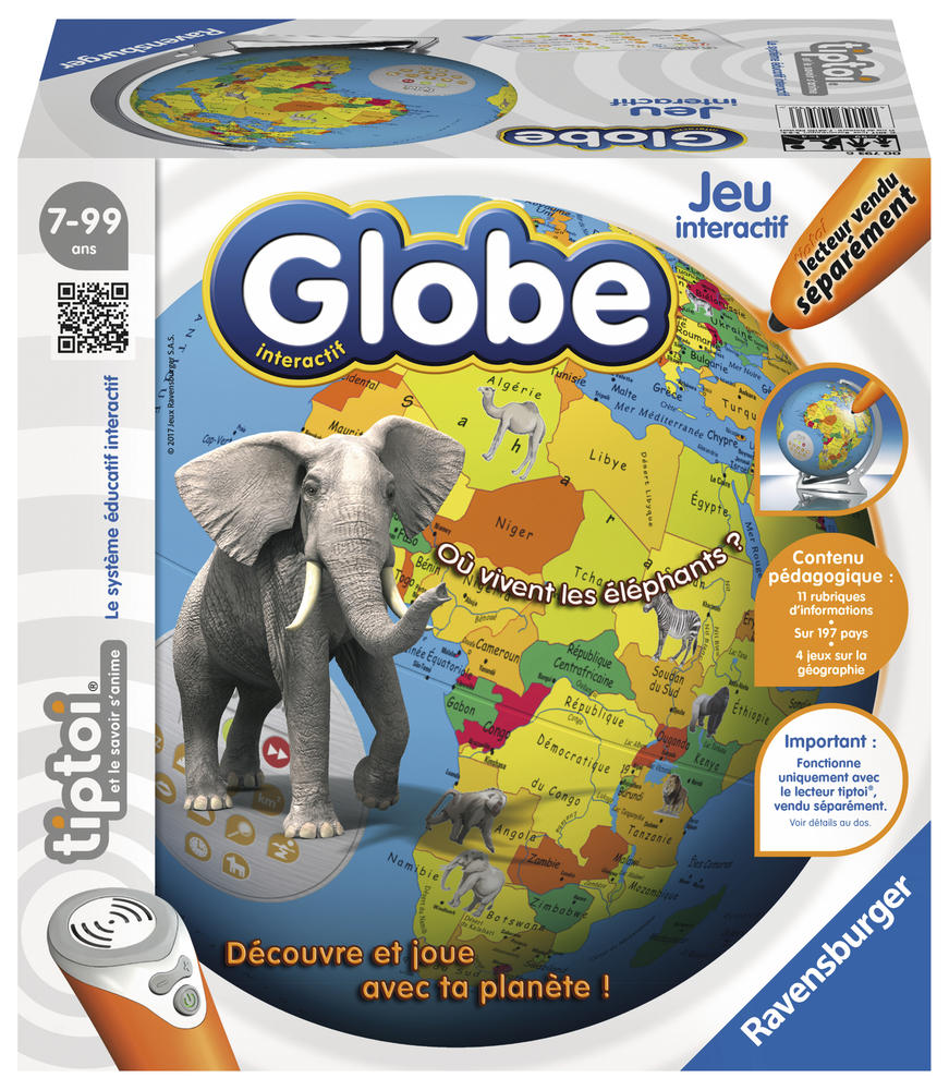 Tiptoi Globe interactif Ravensburger 