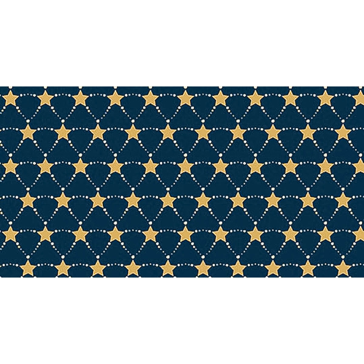 Tissu Wax - 150 x 160 cm - étoile moutarde