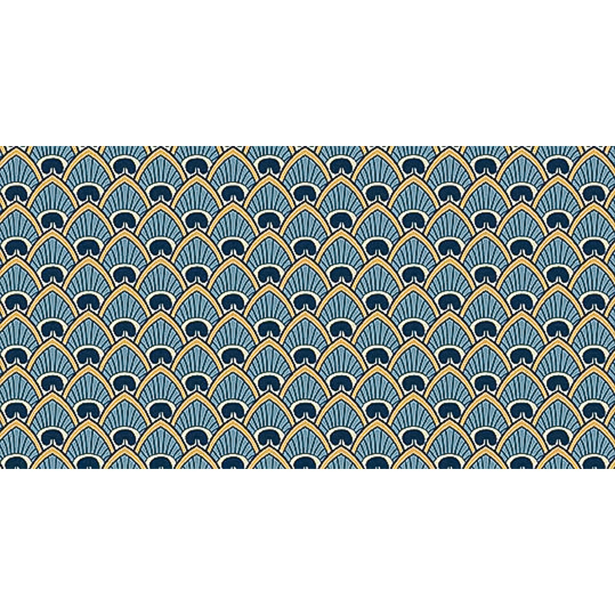 Tissu Wax - 150 x 160 cm - graine bleu gris