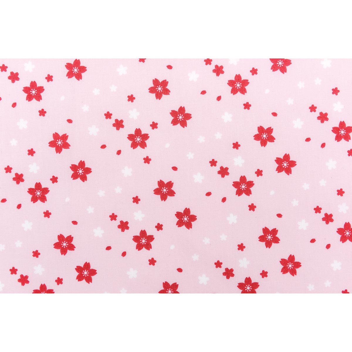 Tissu rose - Bouquet sauvage - Petites fleurs