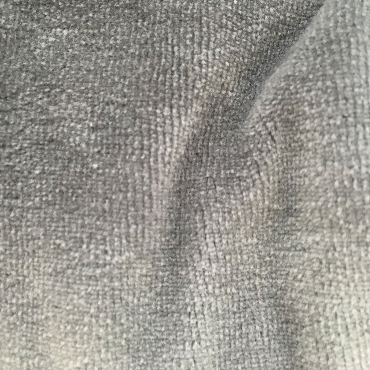 Coupon tissu - doudou - 150x60 cm - gris - Frou Frou