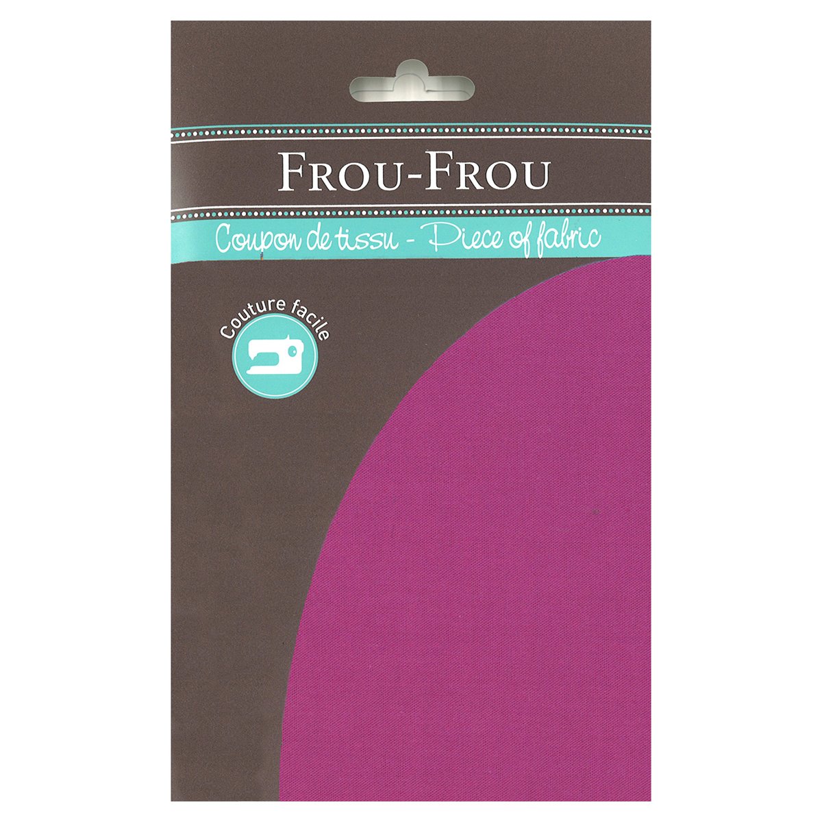 Tissu enduit Frou Frou - 35x70 cm - uni camélia
