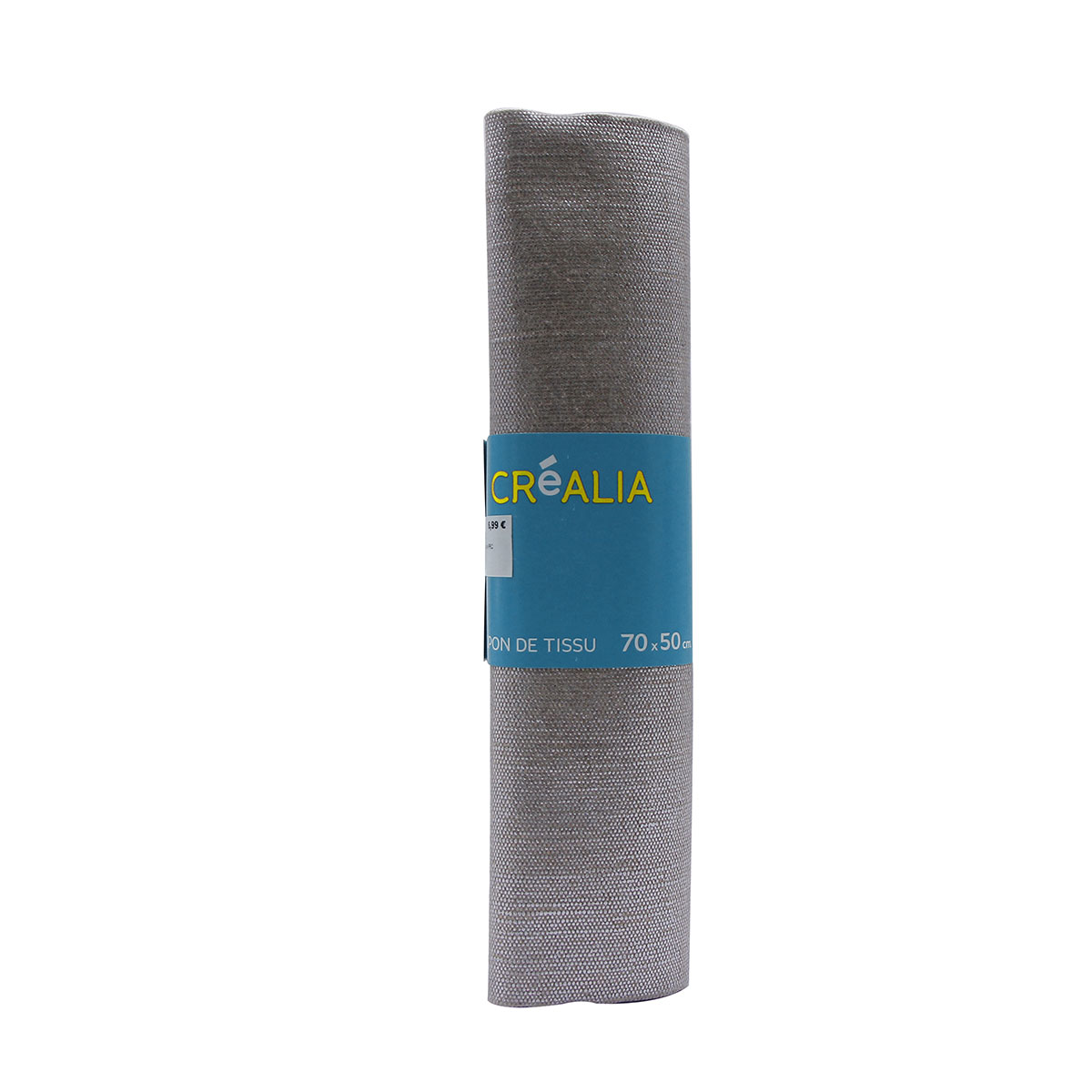 Coupon de tissu 50x70cm - Argenté - Créalia
