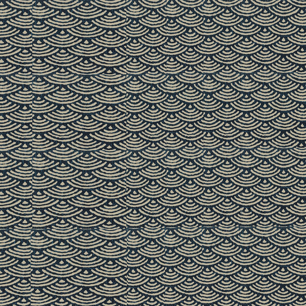 Coupon de tissu - 50 x 110 cm - Motifs Sashiko seigahia