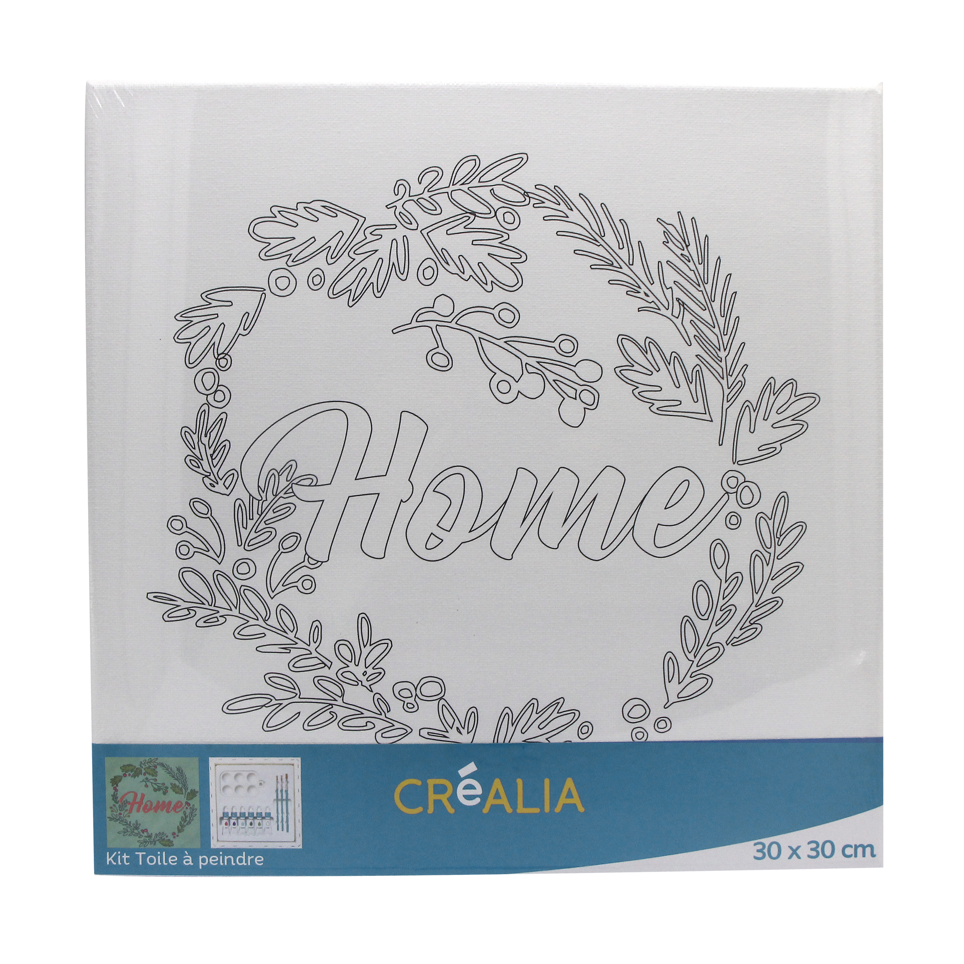 TOILE A PEINDRE 30X30 COURONNE