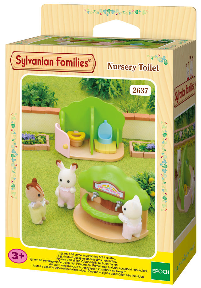 Toilettes et lavabo pour crèche - Sylvanian Families 
