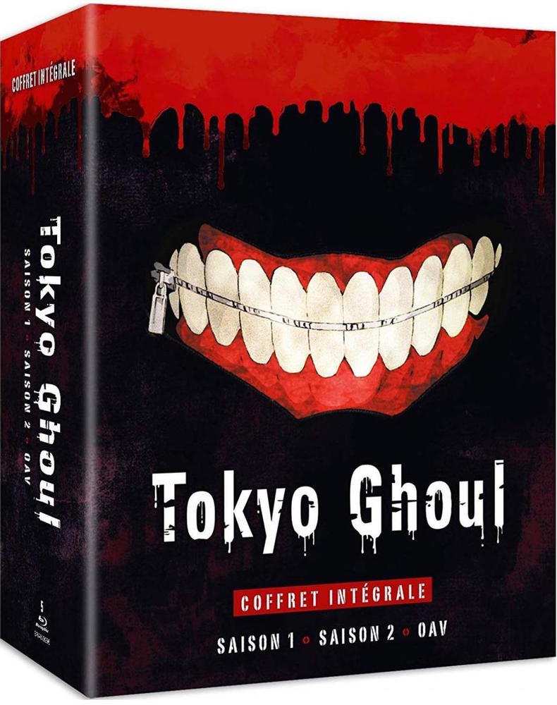 Tokyo Ghoul - Intégrale : Saison 1 + Saison 2 + OAV Jack & Pinto - (Version non censurée)
