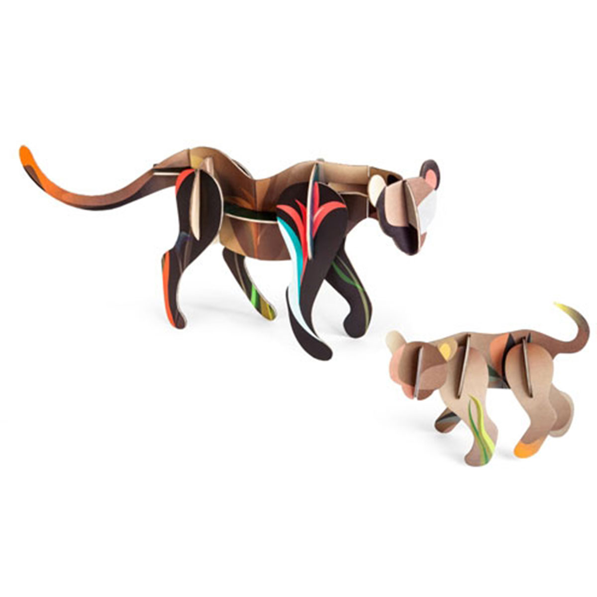 Totem Puma et son bébé - A construire - Studio Roof