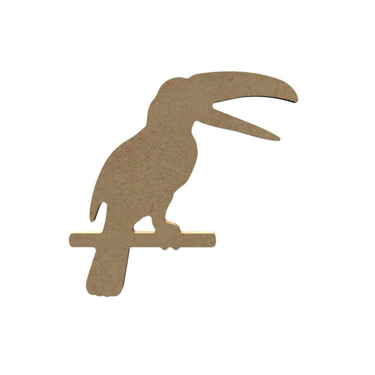 Toucan 14 x 14 cm - Support à décorer en medium - Gomille