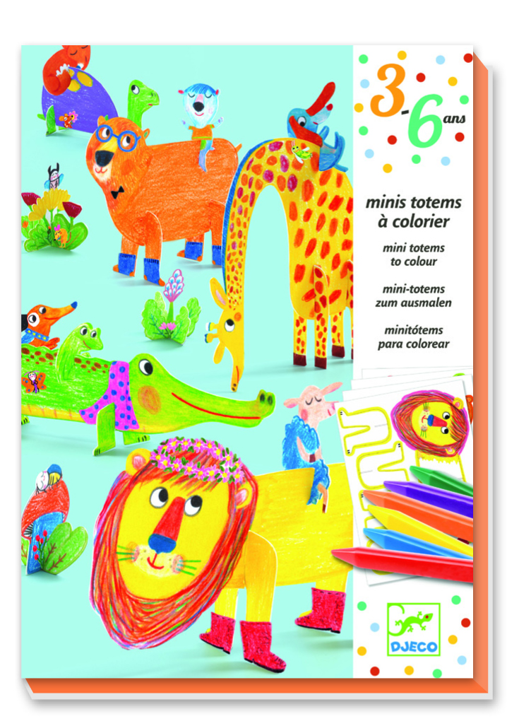 Minis-totems à colorier