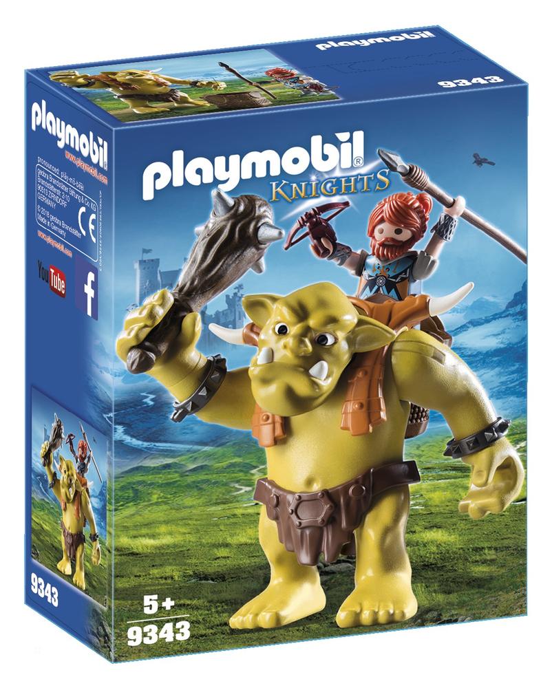 Troll géant et soldat nain - Playmobil® - Knights - 9343