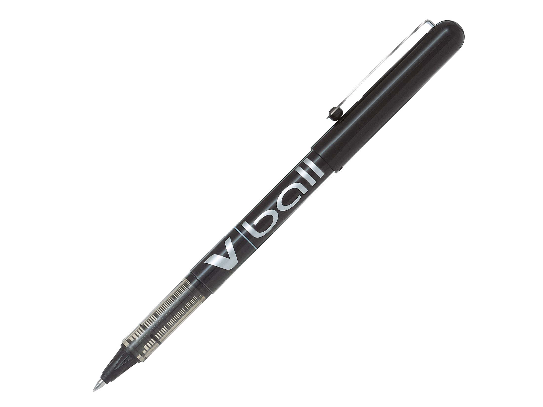 Stylo-roller encre liquide - V-ball 05 - Pointe conique fine - noir
