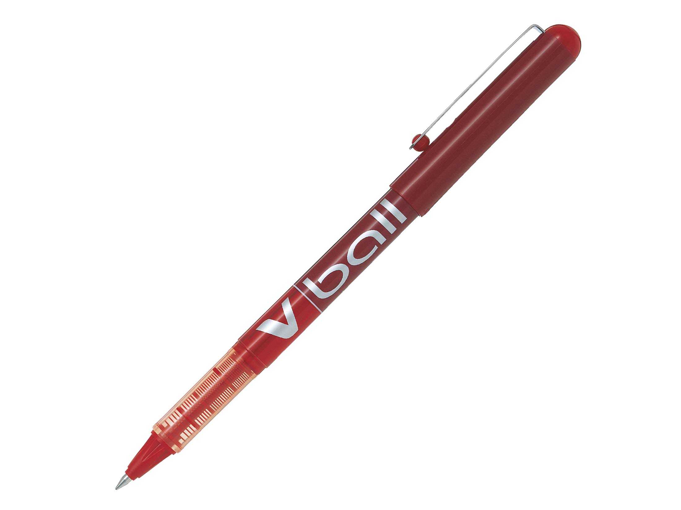 Stylo-roller encre liquide - V-ball 05 - Pointe conique fine - rouge