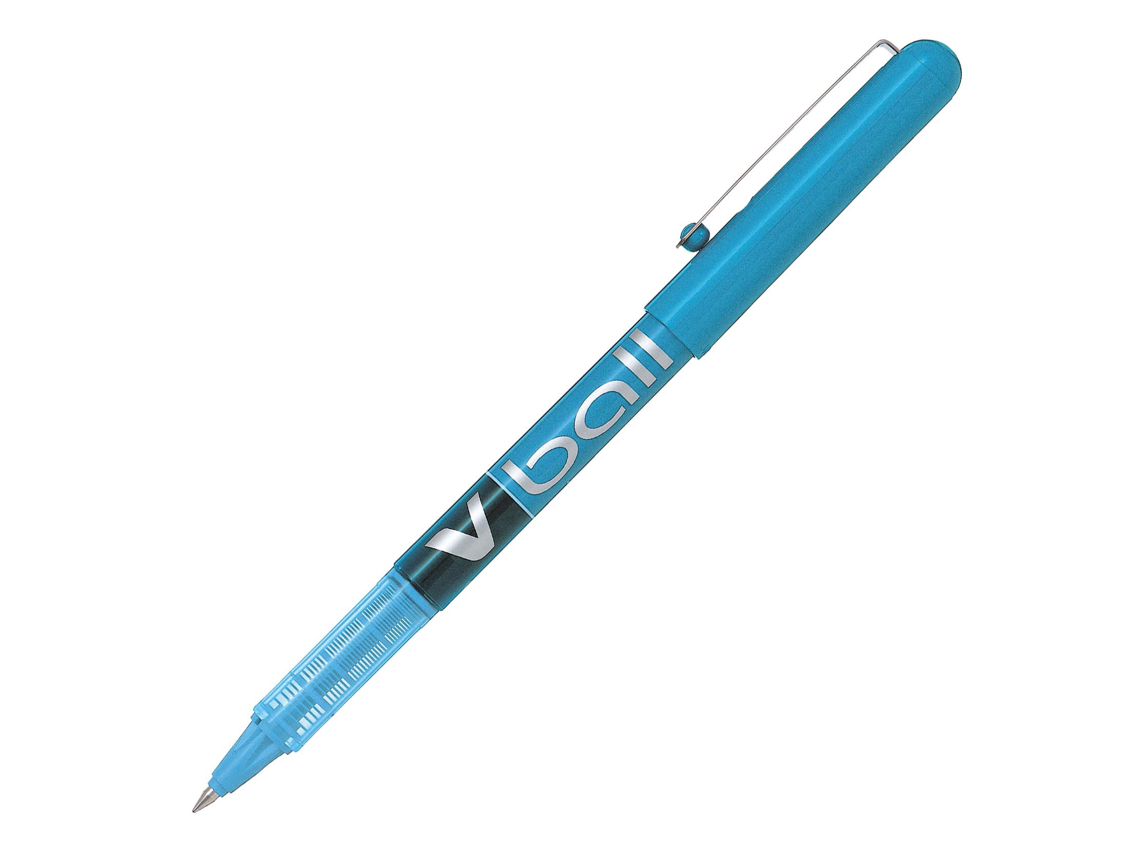 Stylo-roller encre liquide - V-ball 05 - Pointe conique fine - turquoise