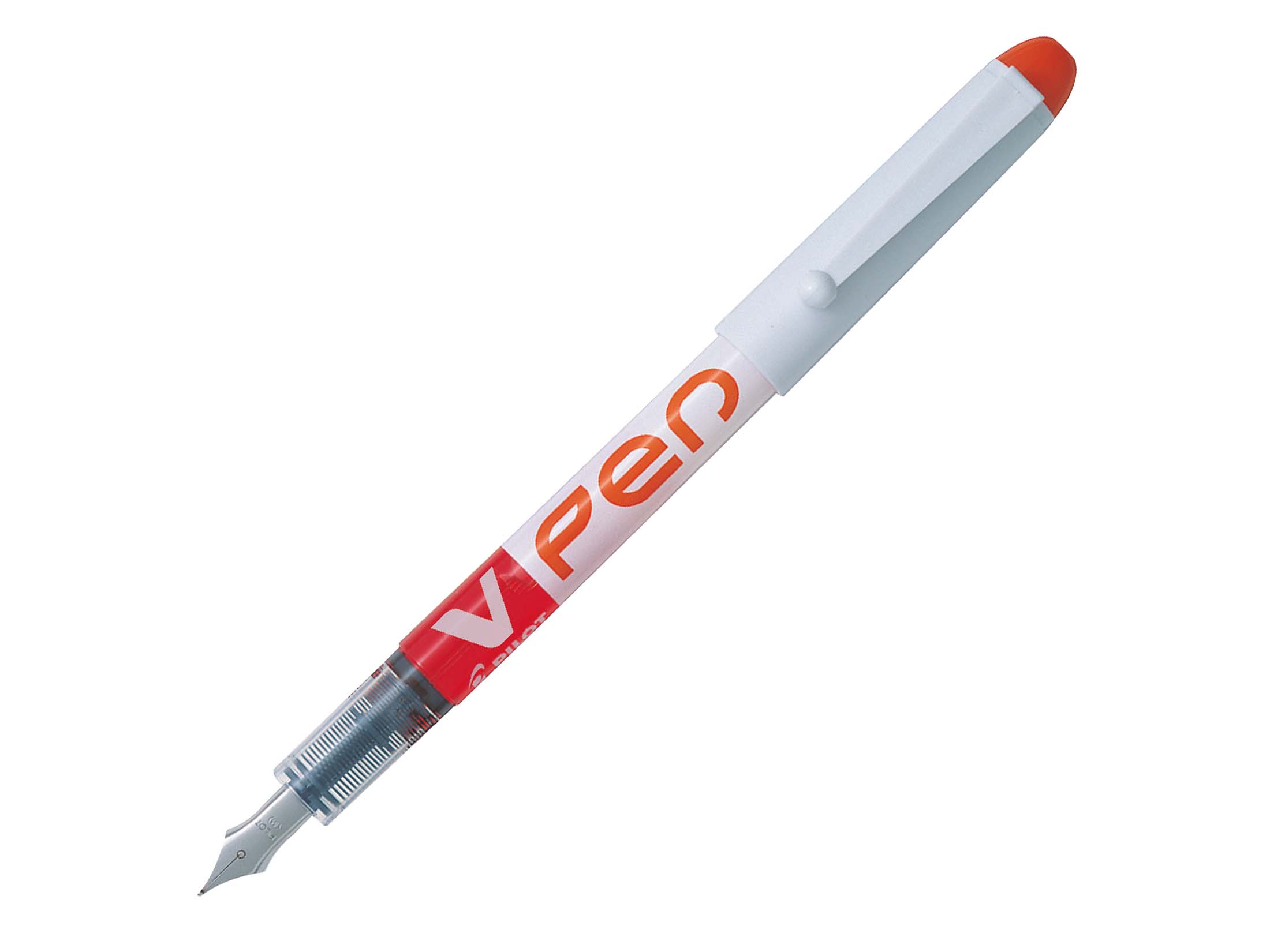 Stylo-plume - V-pen - effaçable - plume moyenne - orange