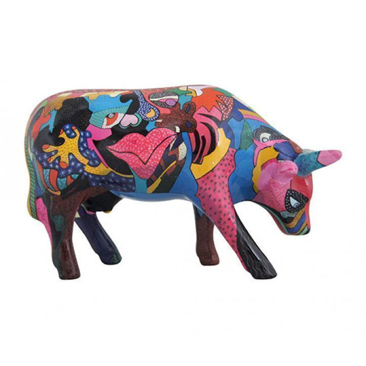 Figurine vache Partying with Pi-COW-sso - Moyen modèle - Cow Parade