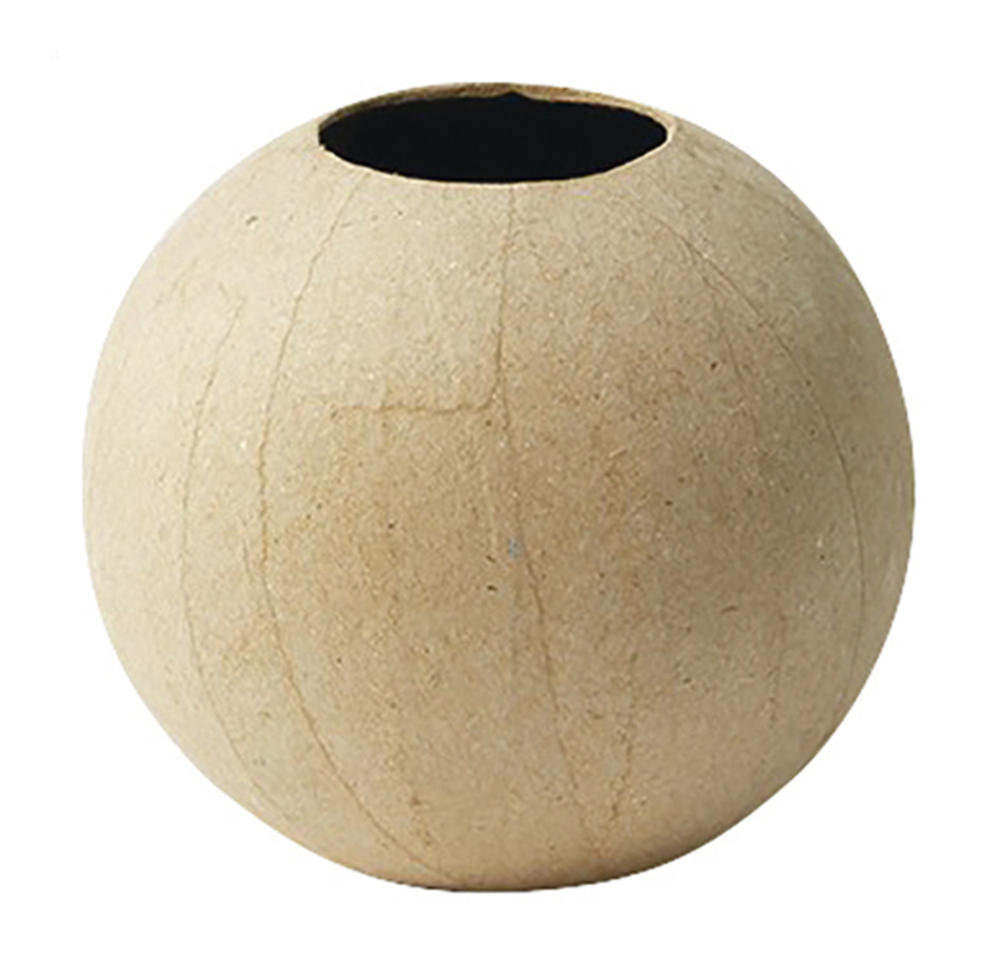 Vase boule - papier mâché - Ø11cm