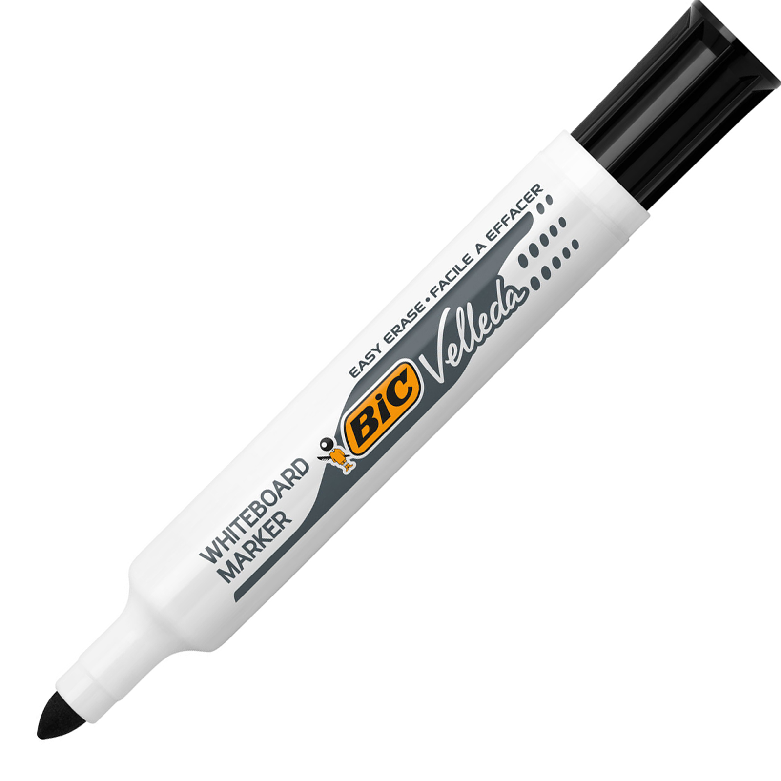 BIC Velleda 1711 Feutres Effaçables à Sec - Noir