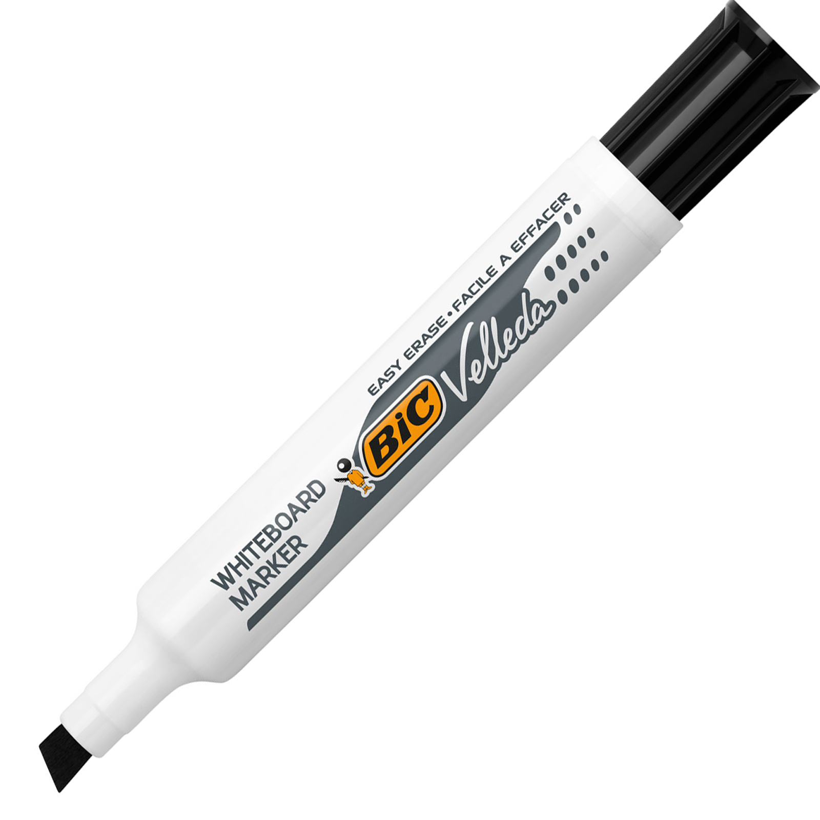 BIC Velleda 1791 Feutres Effaçables à Sec - Noir