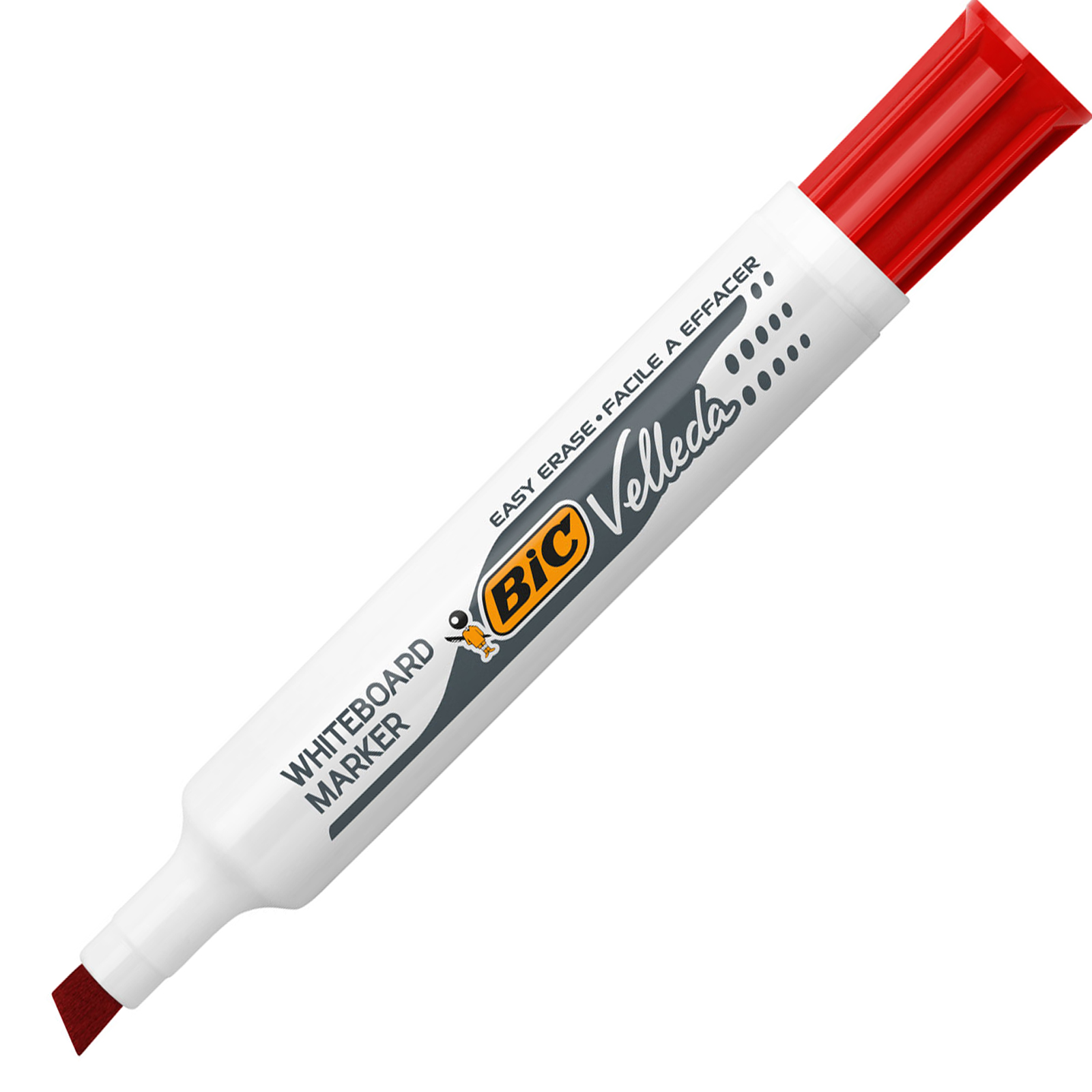 BIC Velleda 1791 Feutres Effaçables à Sec - Rouge