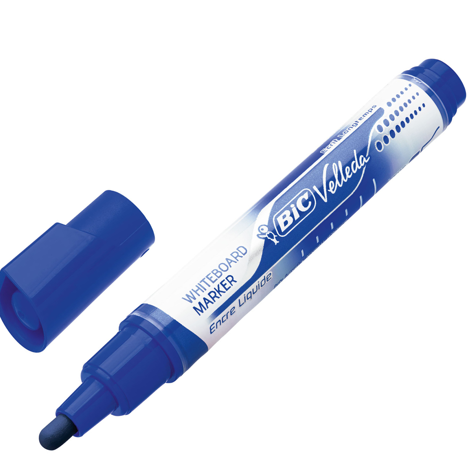 BIC Velleda Tank Feutres Effaçables à Sec - Bleu