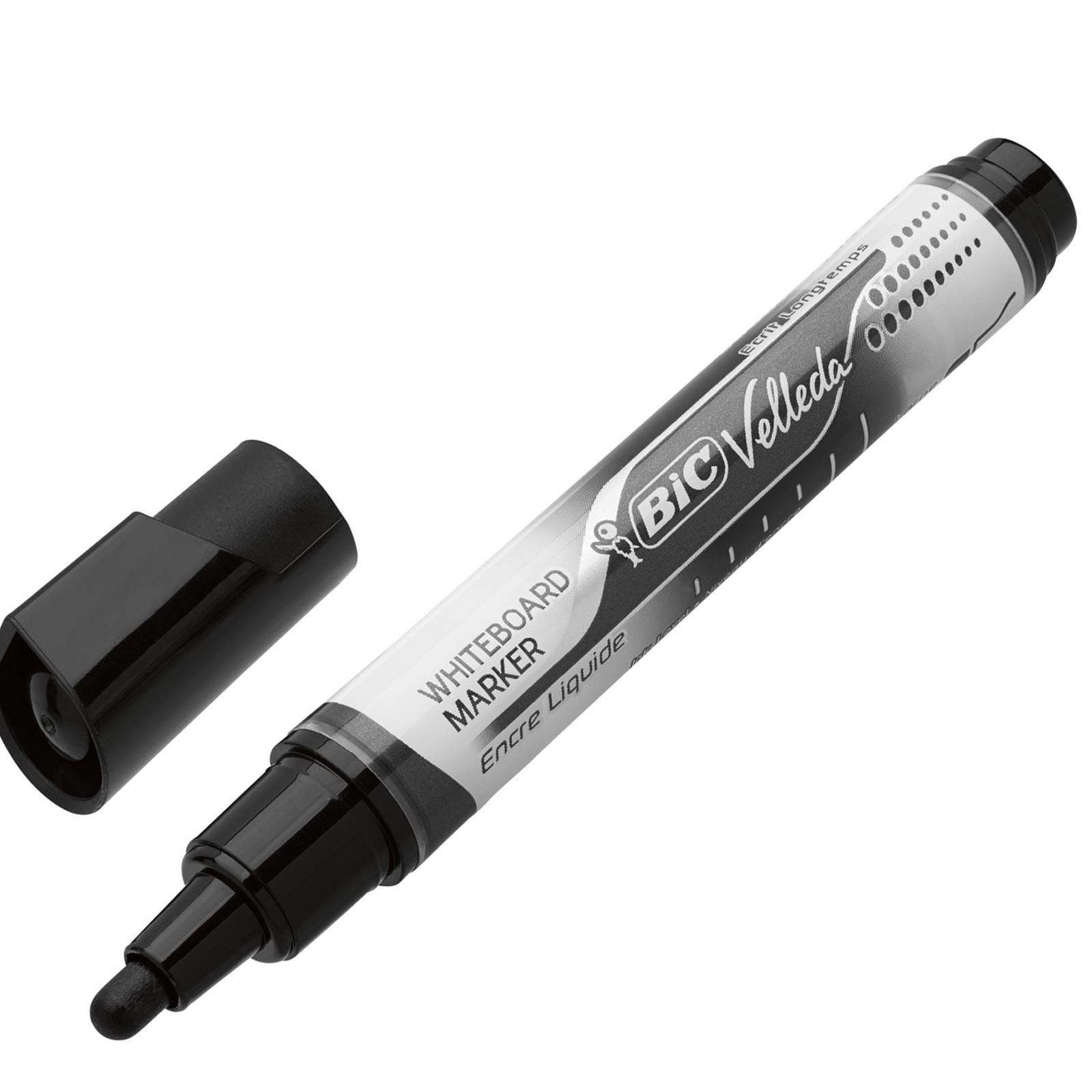 BIC Velleda Tank Feutres Effaçables à Sec - Noir
