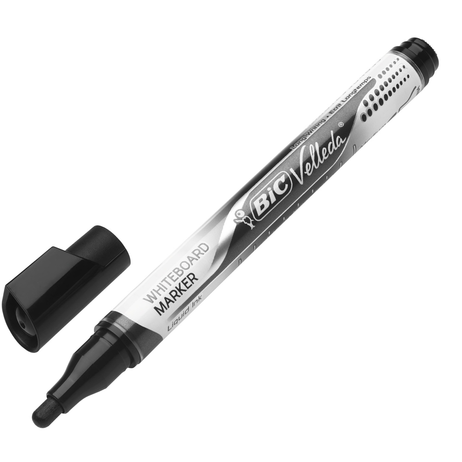 BIC Velleda Pocket Feutres Effaçables à Sec - Noir