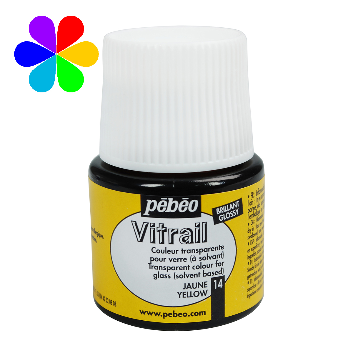 VITRAIL 45ML JAUNE VITRAIL 45ML JAUNE