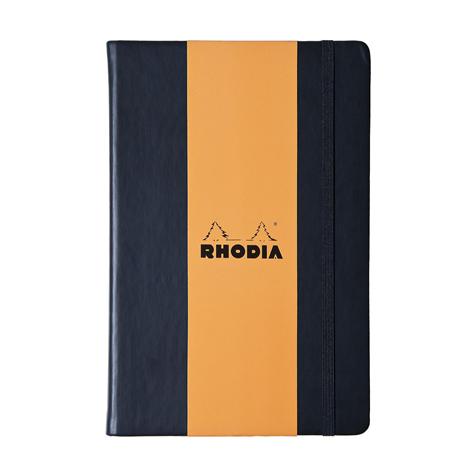 Webnotebook - 21 x 29,7 cm - Uni - noir - Rhodia