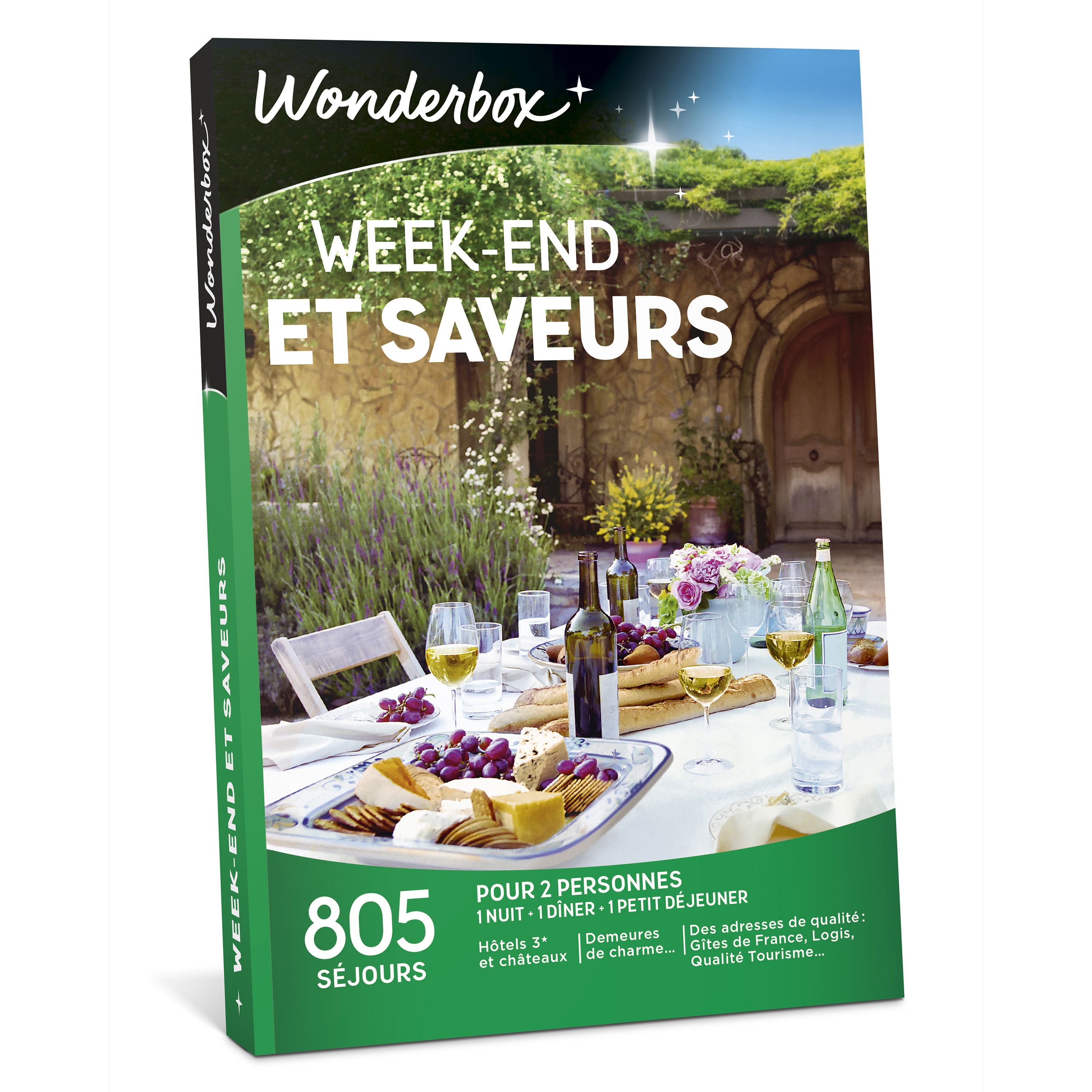 Coffret cadeau Wonderbox - Week-end et saveurs
