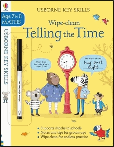 WIPE-CLEAN TELLING THE TIME