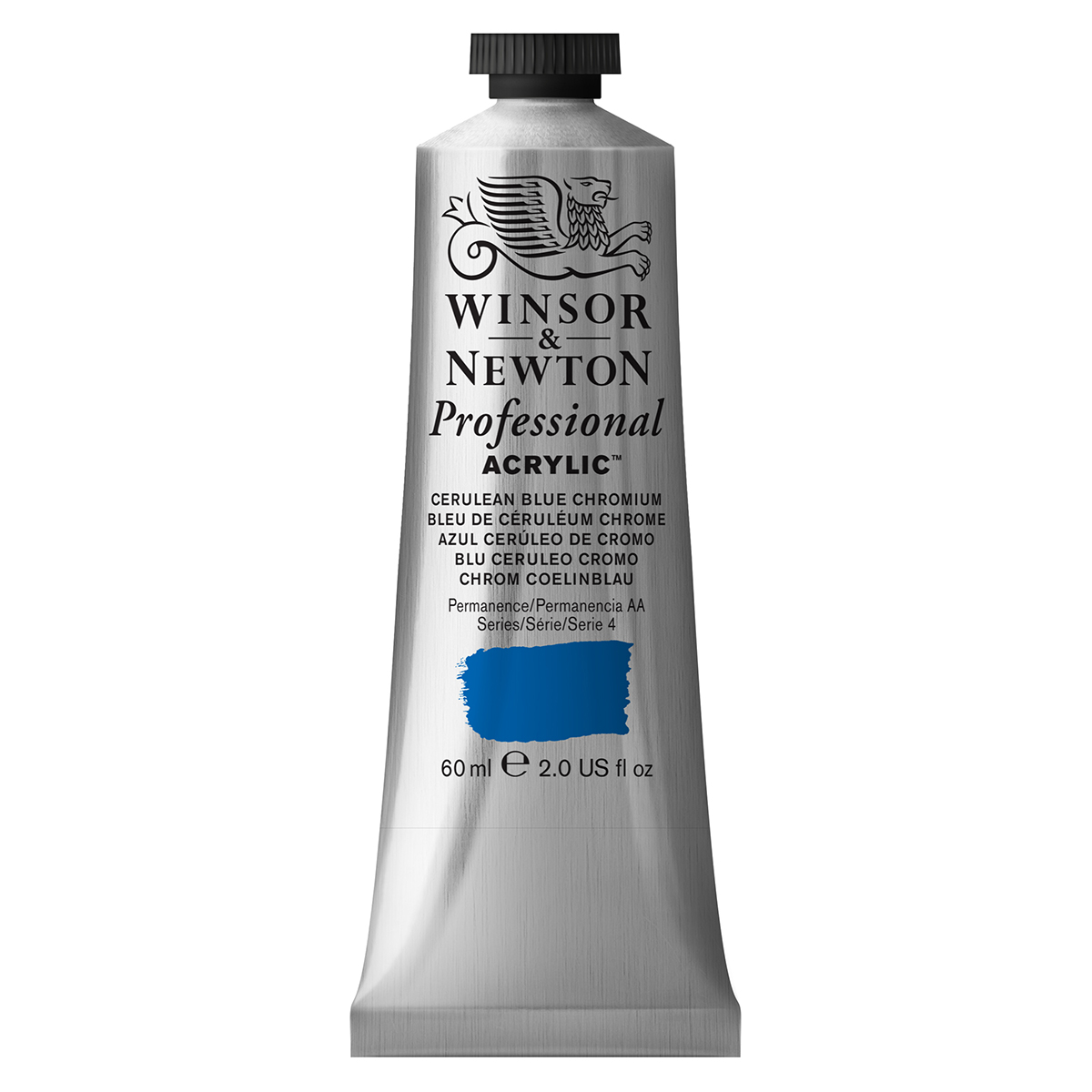 WN ACRY 60ML BL CERULEUM CHR WN PROF ACRY 60ML BLEU CERULEUM CHROME