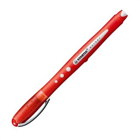 Stylo roller pointe moyenne worker+ colorful - Rouge