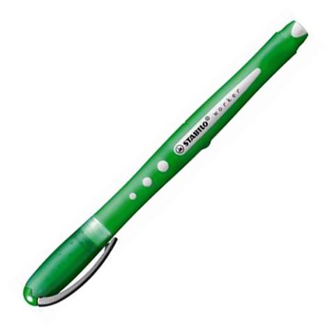 Stylo roller pointe moyenne worker+ colorful - Vert
