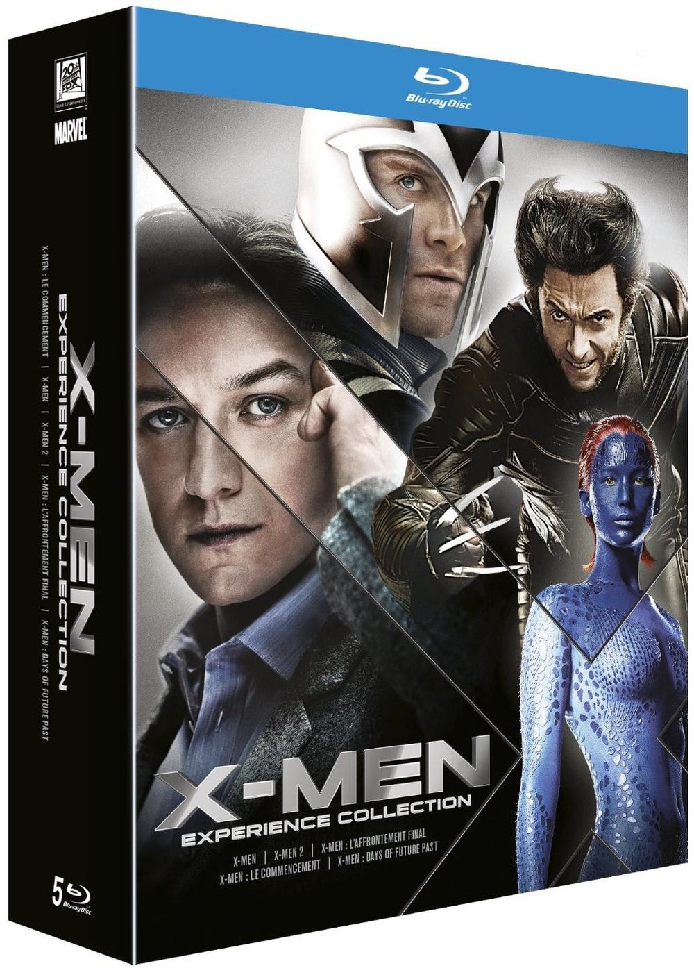 Coffret intégrale X-men - 5 Blu-ray