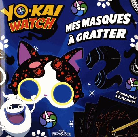Mes masques à gratter Yo-kai watch
